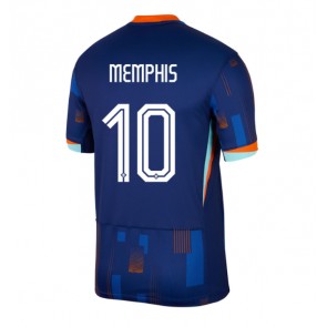 Holland Memphis Depay #10 Udebanetrøje EM 2024 Kort ærmer